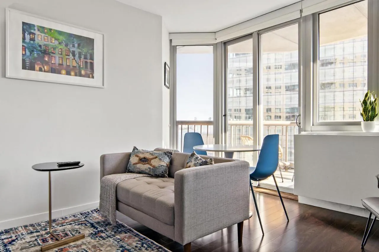 ניו יורק Picturesque 1Br Apartment In Nyc Balcony
